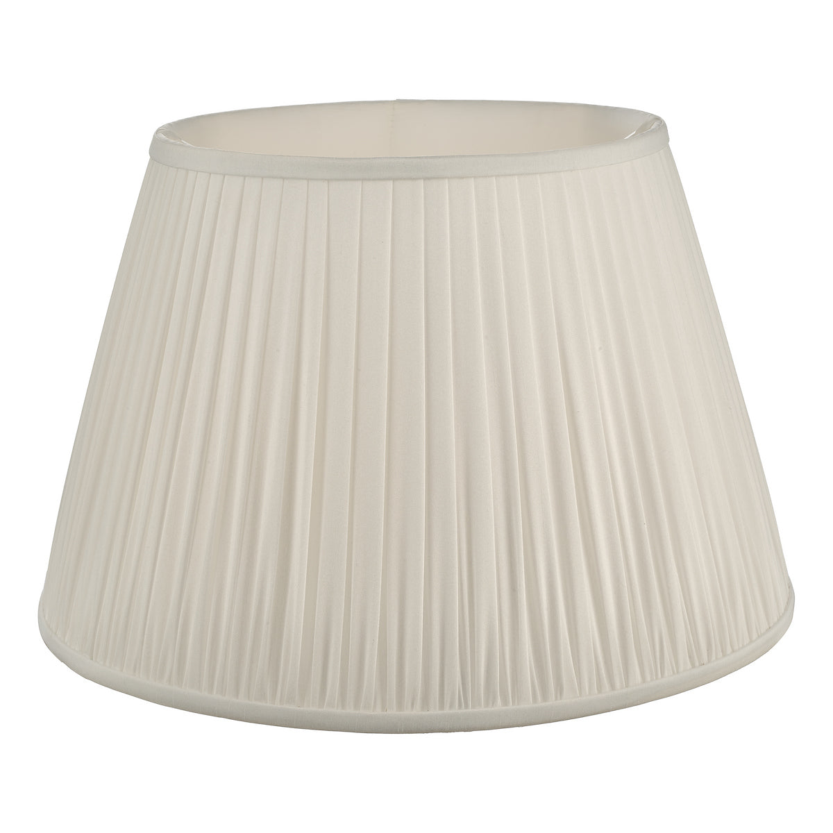 ULYANA PLEATED SHADE 45CM IVORY
