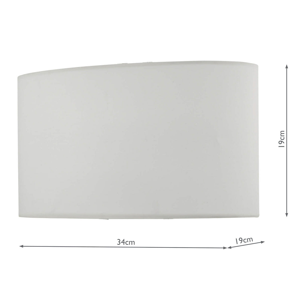 UTARA IVORY FAUX SILK SHADE FOR UTA4250
