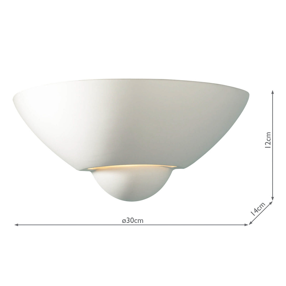 VECTOR WALL LIGHT UNGLAZED