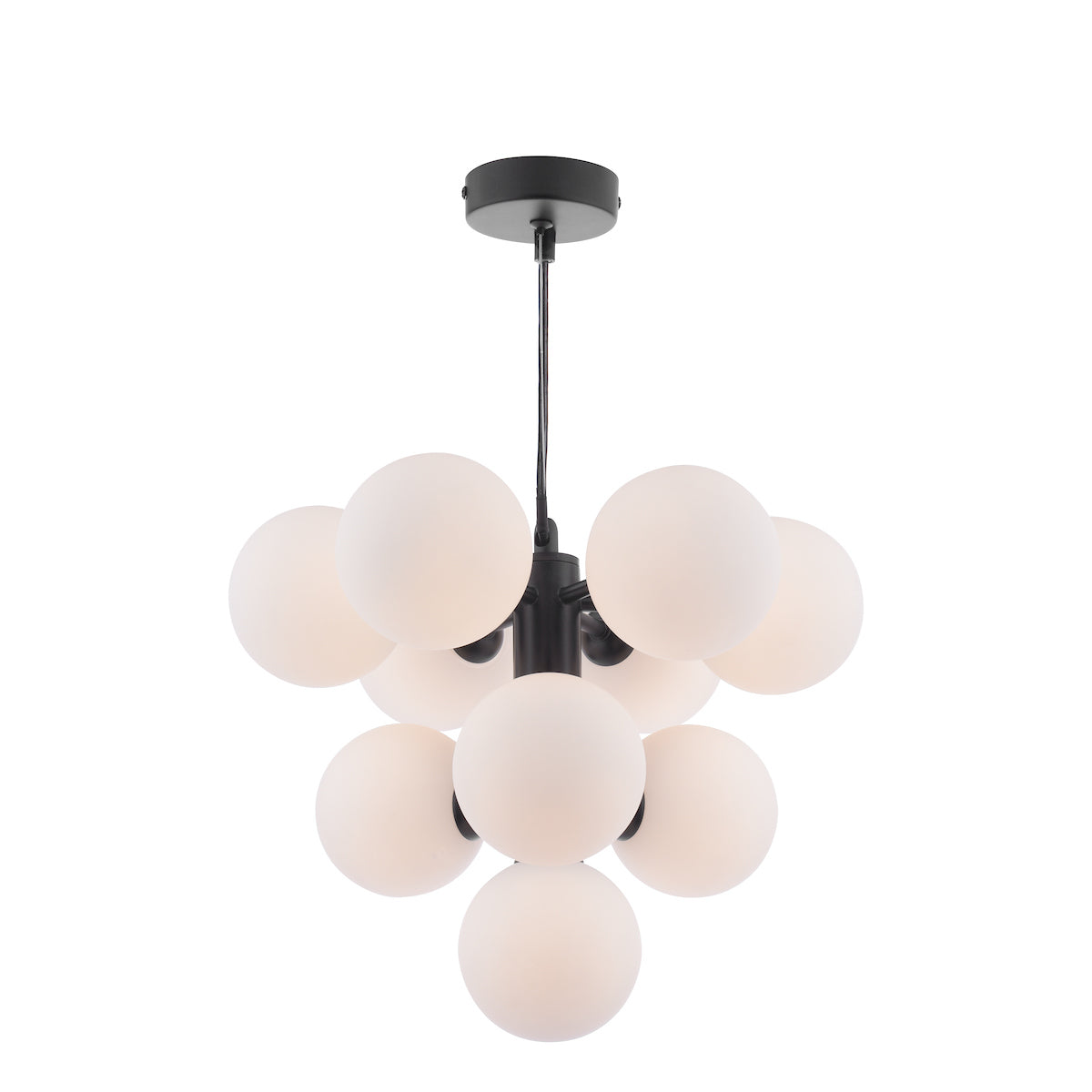 VINE 10LT TREE PENDANT BLACK CW OPAL GLS