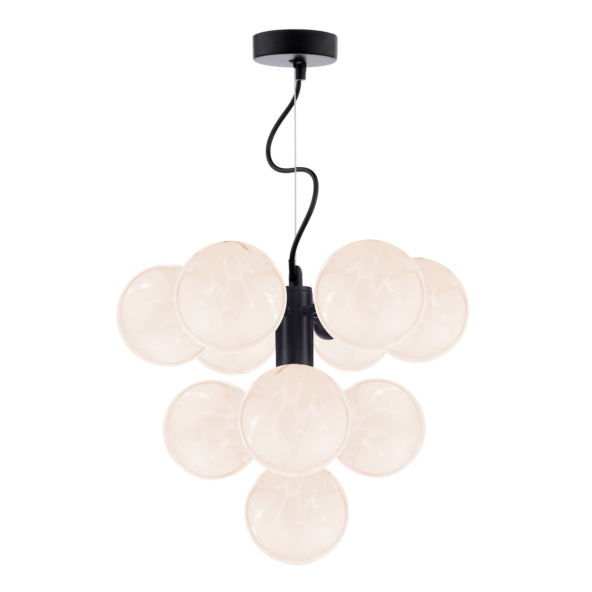 VINE 10LT TREE PENDANT BLACK CW CONFETTI GLS