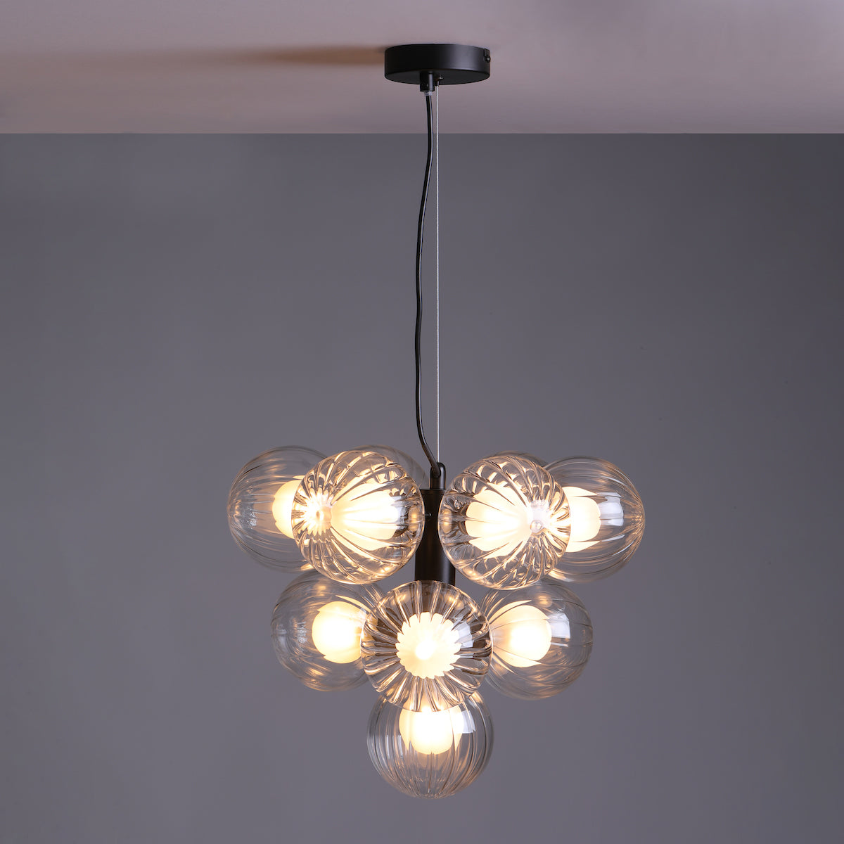 VINE 10LT TREE PENDANT BLACK CW DOUBLE ENVELOPE GL