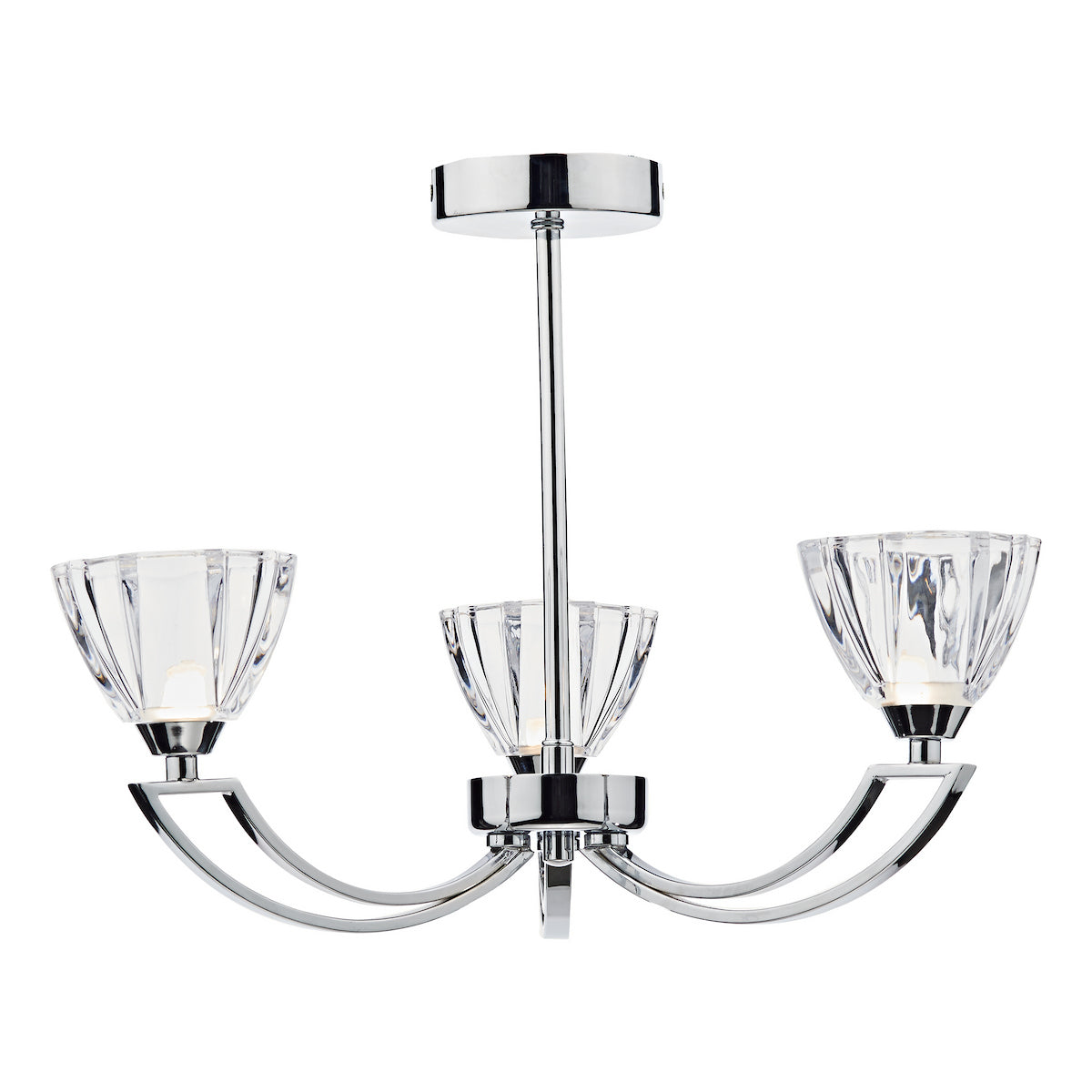 VITO 3LT SEMI FLUSH POL CHR