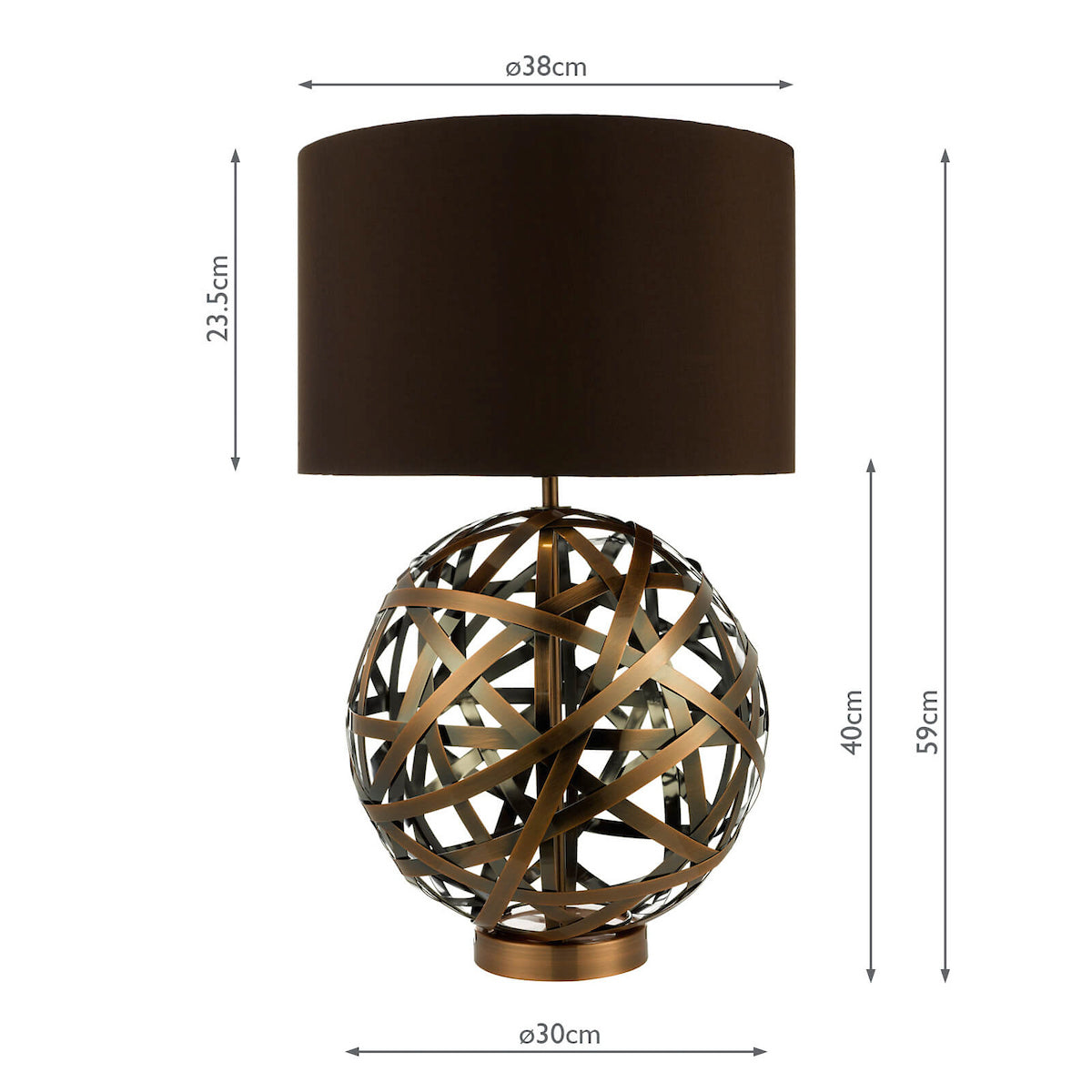 VOYAGE TL ANT COPPER BALL CW SHADE