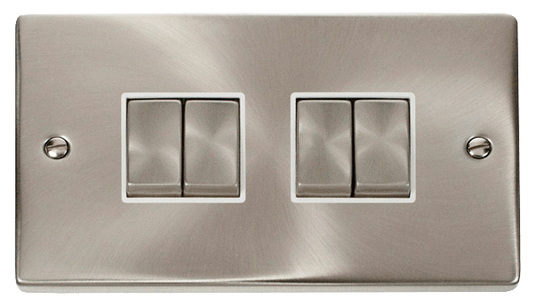 VPSAT/CH INGOT 10A 4-GANG 2-WAY SWITCH