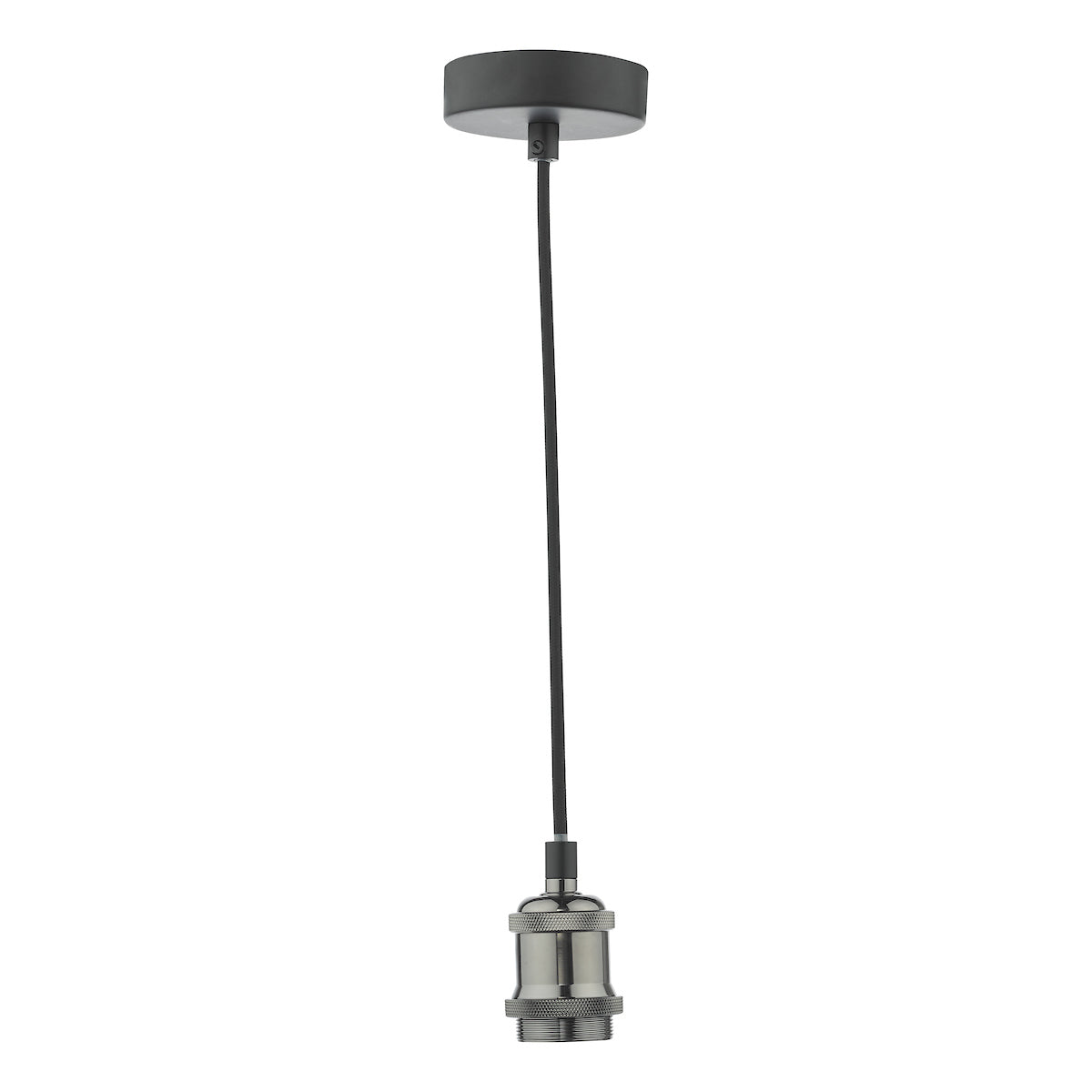 WACO 1LT E27 SUSPENSION PENDANT BLACK CHROME