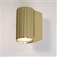 Anna GU10 Fluted Wall Light, Anodised Gold