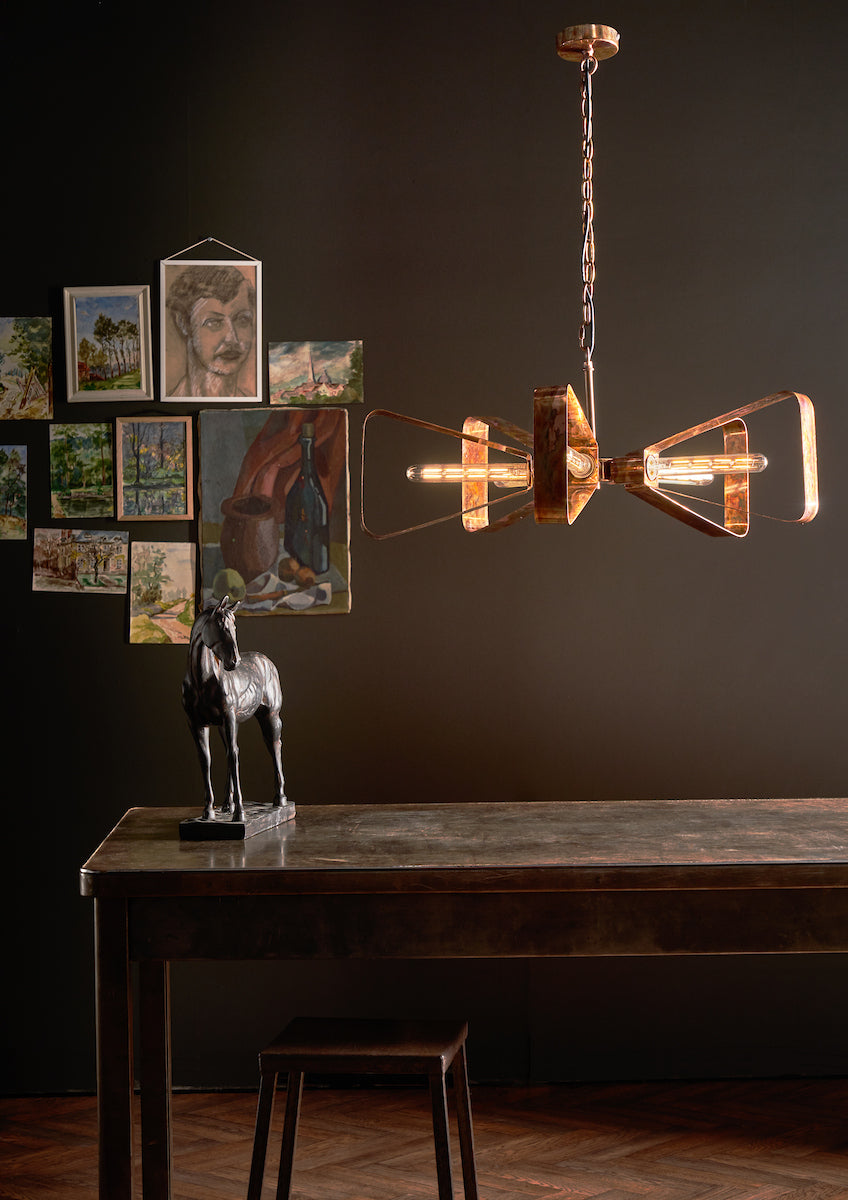 YAVANNA 5LT PENDANT OILED COPPER
