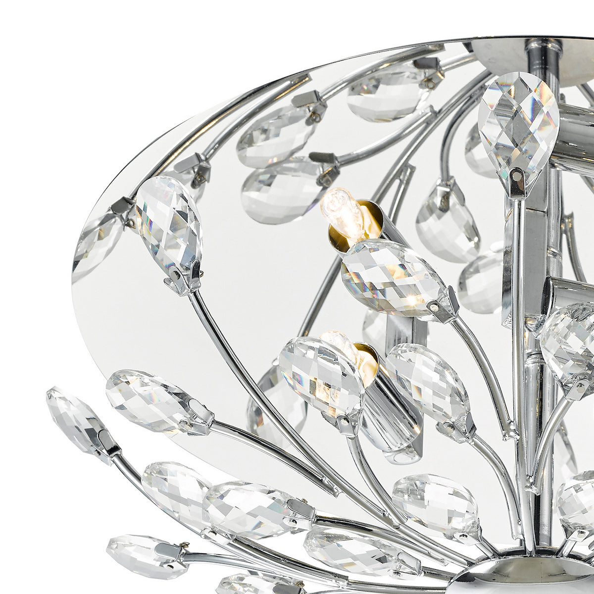 ZAFIR 3LT FLUSH POL CHR CRYSTAL