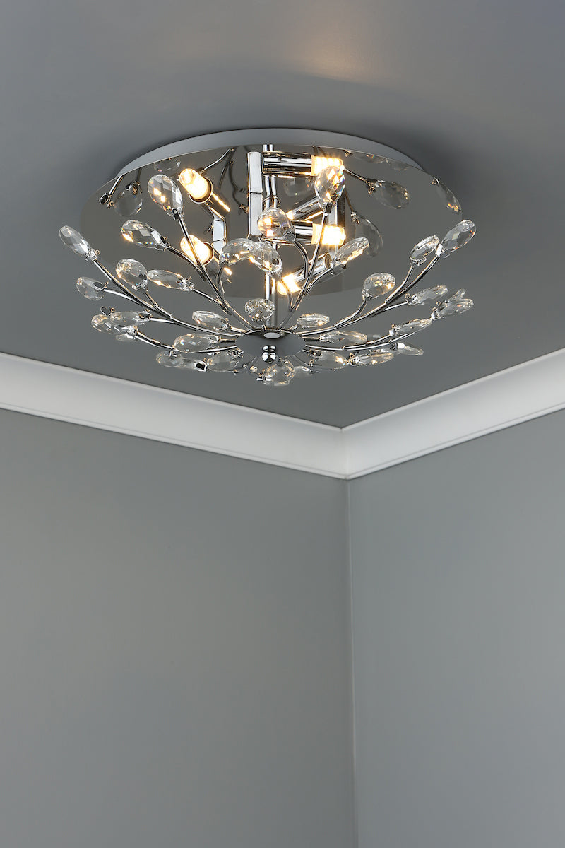 ZAFIR 3LT FLUSH POL CHR CRYSTAL