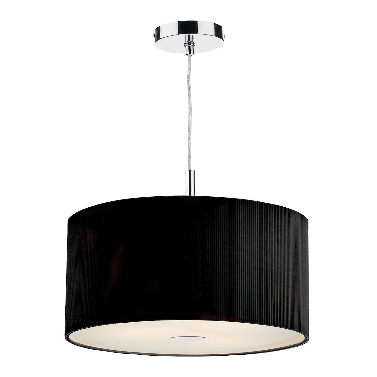 ZARAGOZA 3LT PENDANT - BLACK 40CM