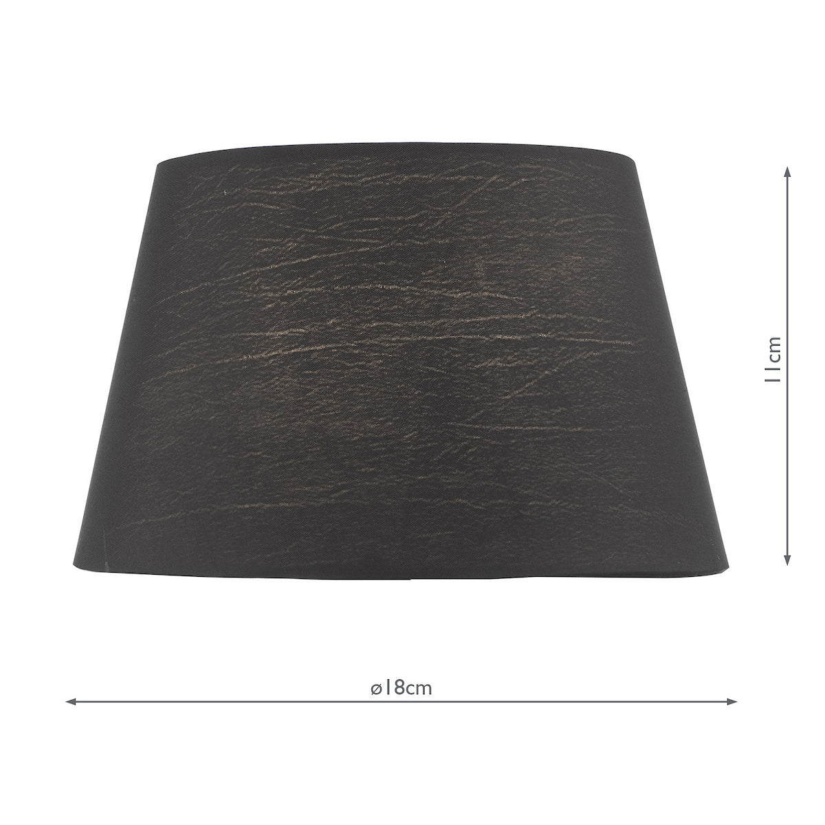 ZIRA BLACK FAUX SILK SHADE FOR ZIR4235